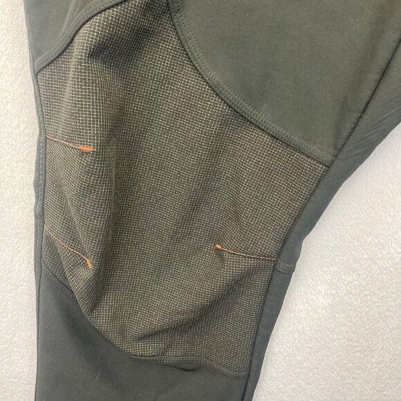 Gash Hao Fleece Lined Softshell Pants Mens 44x32 Black Snow Ski Reinforced Knees - Picture 7 of 16